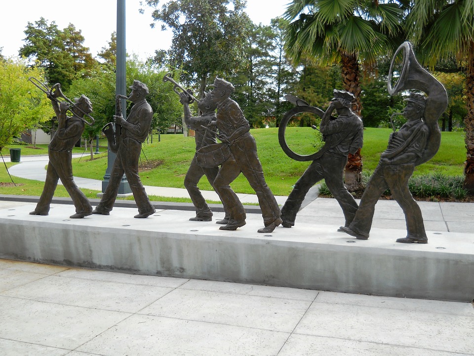 New Orleans music statues by N Bauer