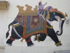 Elephant painting in Rajasthan