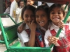 Girls in rickshaw
