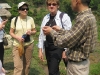 Guide with group in Mai Chau