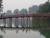 Bridge over Hoan Kiem Lake in Hanoi